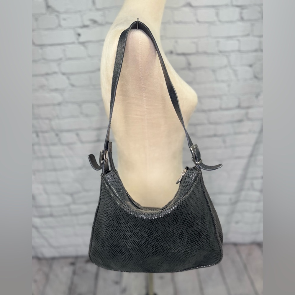 I Santi All Leather Shoulder Bag Made in Italy